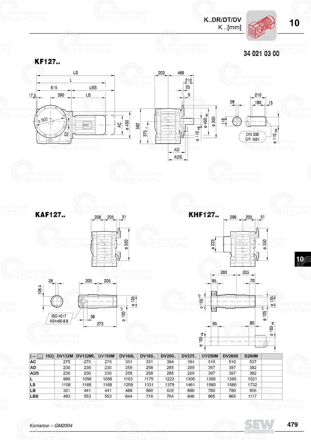 Sew-eurodrive K 127